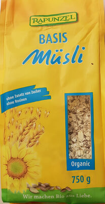 Basis Müsli front packaging