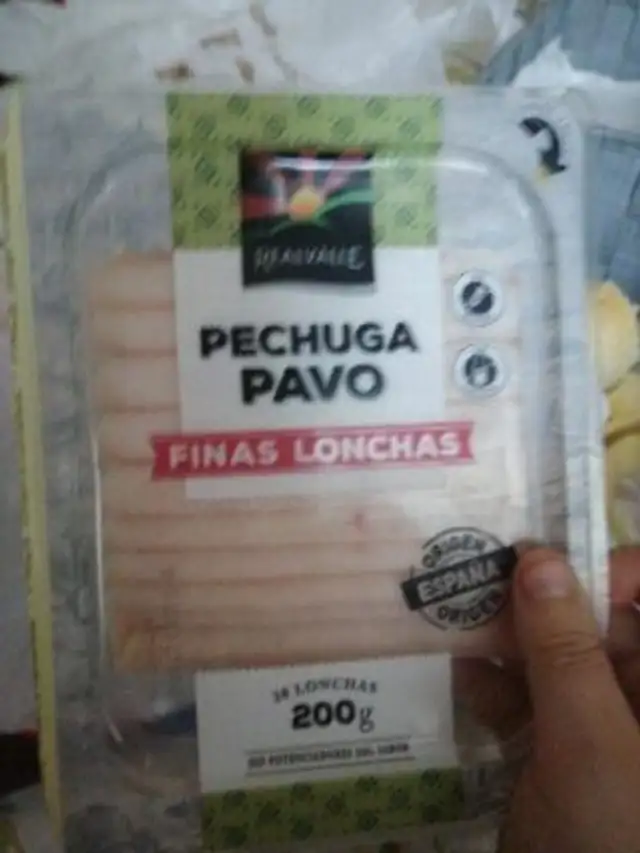 Pechuga pavo front packaging