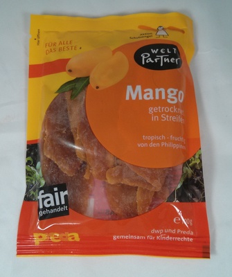 Mango getrocknet in Streifen