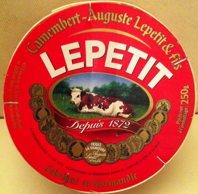 Camembert Auguste Lepetit & fils (20 % MG)