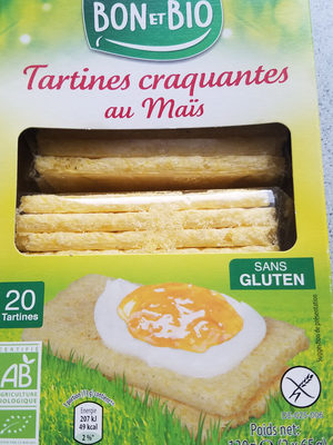 Tartines craquantes au maïs