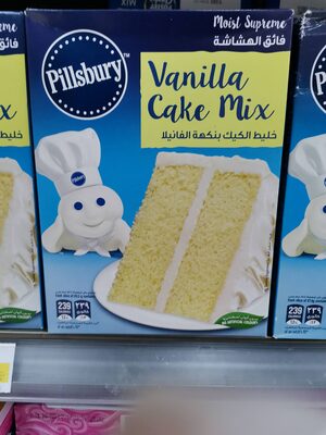 Pillsbury vanilla cake mix