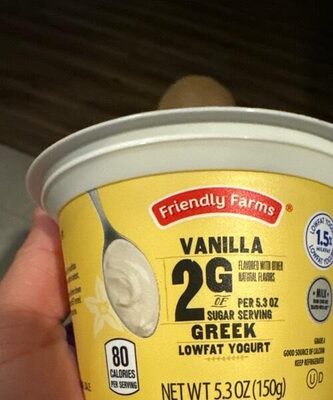 Vanilla Greek yogurt