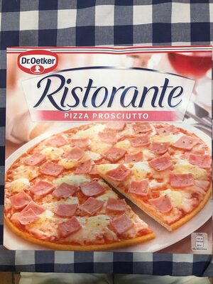 Pizza prosciutto front packaging