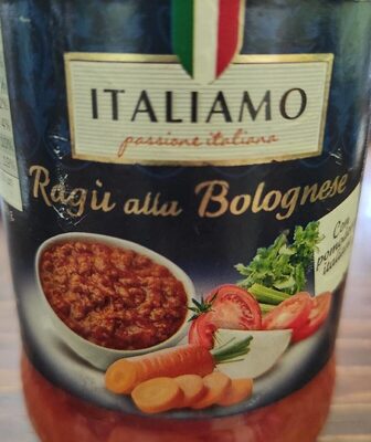 Ragù alla bolognese front packaging