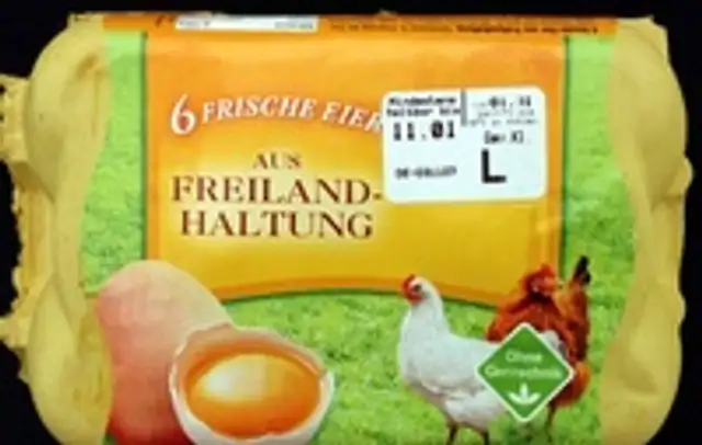 6 Frische Eier aus Freilandhaltung Güteklasse A