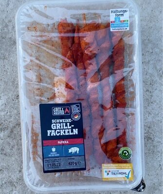 Schweine Grill Fackeln front packaging