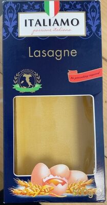 Lasagne těstoviny front packaging