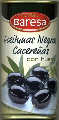 Olives noires entières front packaging