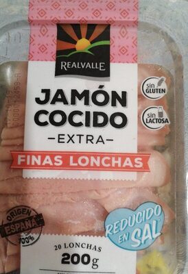 Jamón cocido front packaging