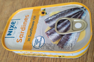 Sardines à l'huile de tournesol