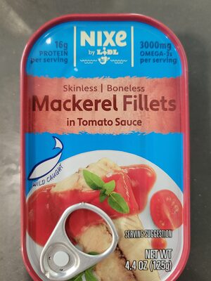 Mackerel Fillets in Tomato Sauce