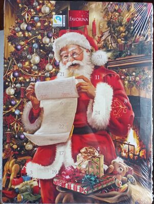 Advent Calendar Chocolate front packaging