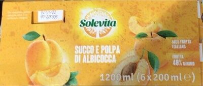 Succo e polpa di albicocca