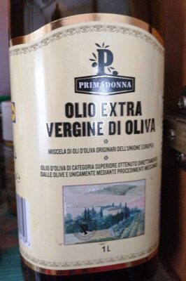 Olio extra vergine di oliva front packaging