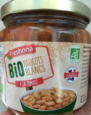 Haricots Blancs à la Tomate front packaging