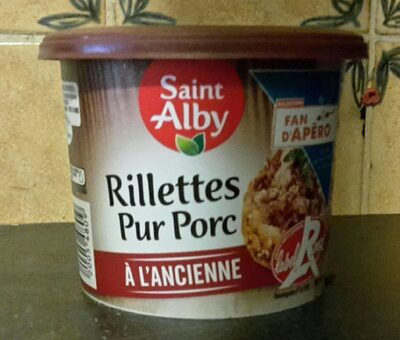 Rillettes de porc front packaging