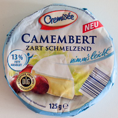 Camembert zart schmelzend