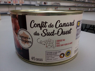 Confit de canard du Sud-Ouest 4/5 cuisses