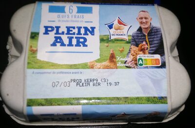 Œufs frais plein air