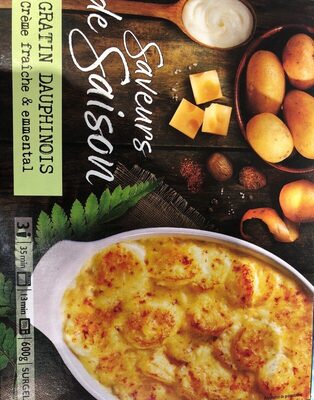 Gratin dauphinois au crème fraîche & emmental
