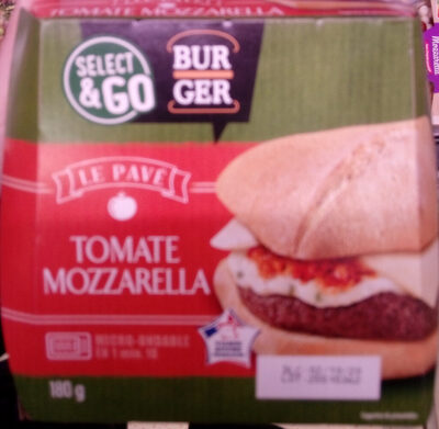 Burger pavé tomate mozzarella