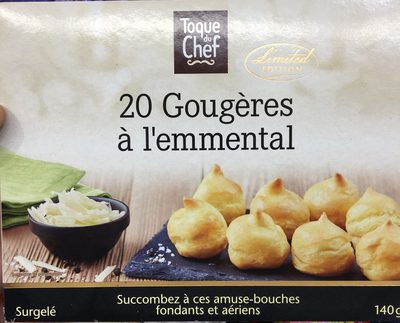 20 gougères a l'emmental