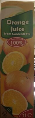 Orange juice from concentrate
