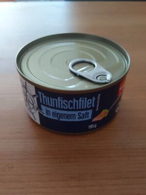Thunfischfilet im eigenem Saft front packaging