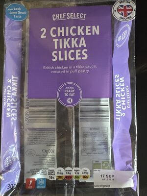 2 Chicken Tikka Slices
