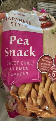 Pea Snack Sweet Chilli & Lemon Flavour