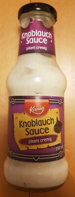 Knoblauchsauce pikant-cremig