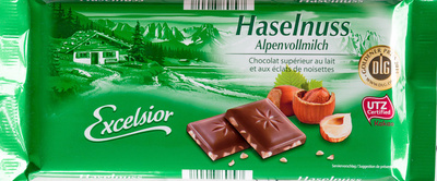 Haselnuss Alpenvollmilch front packaging