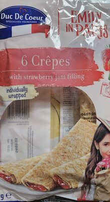 Strawberry Filled Crepe