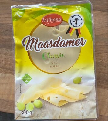 Maasdamer classic front packaging