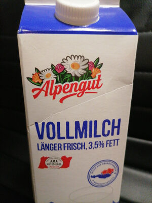 Alpengut Vollmilch länger frisch