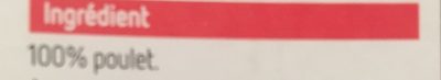 Pilons de poulet avec peau ingredients label
