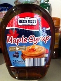 Sirop d'érable front packaging