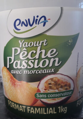 Yaourt Pêche Passion avec morceaux