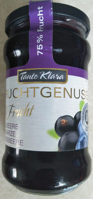 FRUCHTGENUSS  (75% Frucht ) Heidelbeere schwarze Johannisbeere