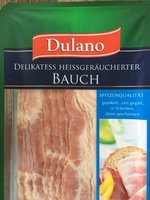 Delikatess heißgeräucherter Bauch