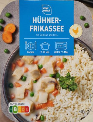 Hühnerfrikassee front packaging