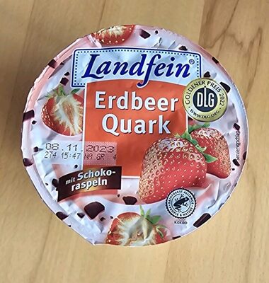 Erdbeer Quark front packaging