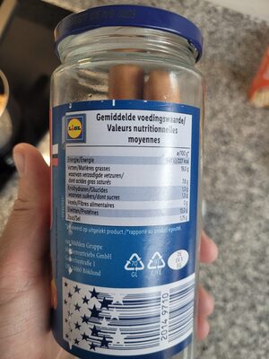 Hot Dog saucisses fumées nutrition facts table