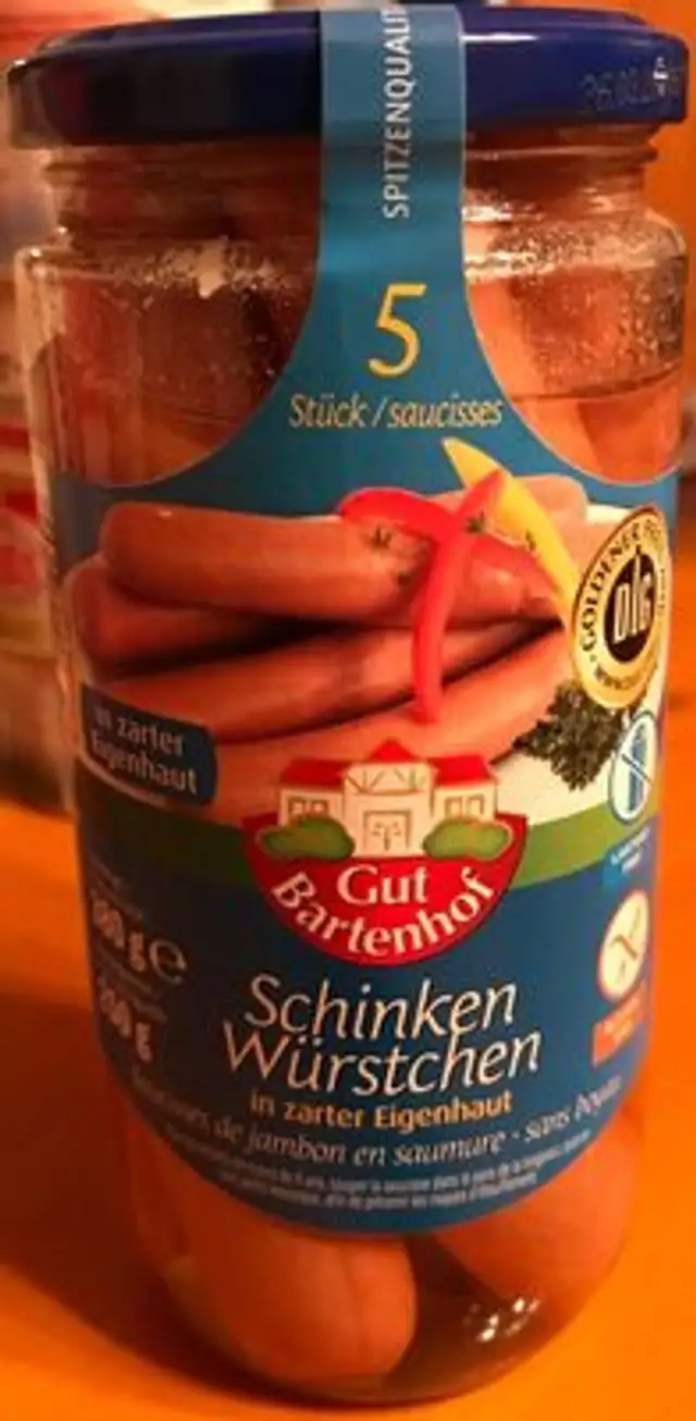 Schinken- Würstchen front packaging