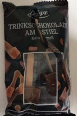 Trinkschokolade am Stiel, Karamell