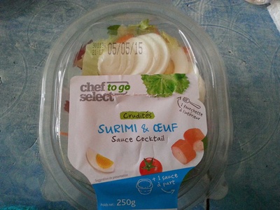 Salade Surimi & Oeuf Sauce Cocktail front packaging