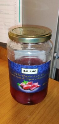 Cipolle all'aceto di Vino front packaging