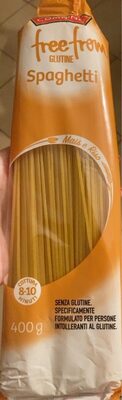 Spaghetti senza glutine front packaging