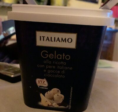 Gelato ricotta e pere